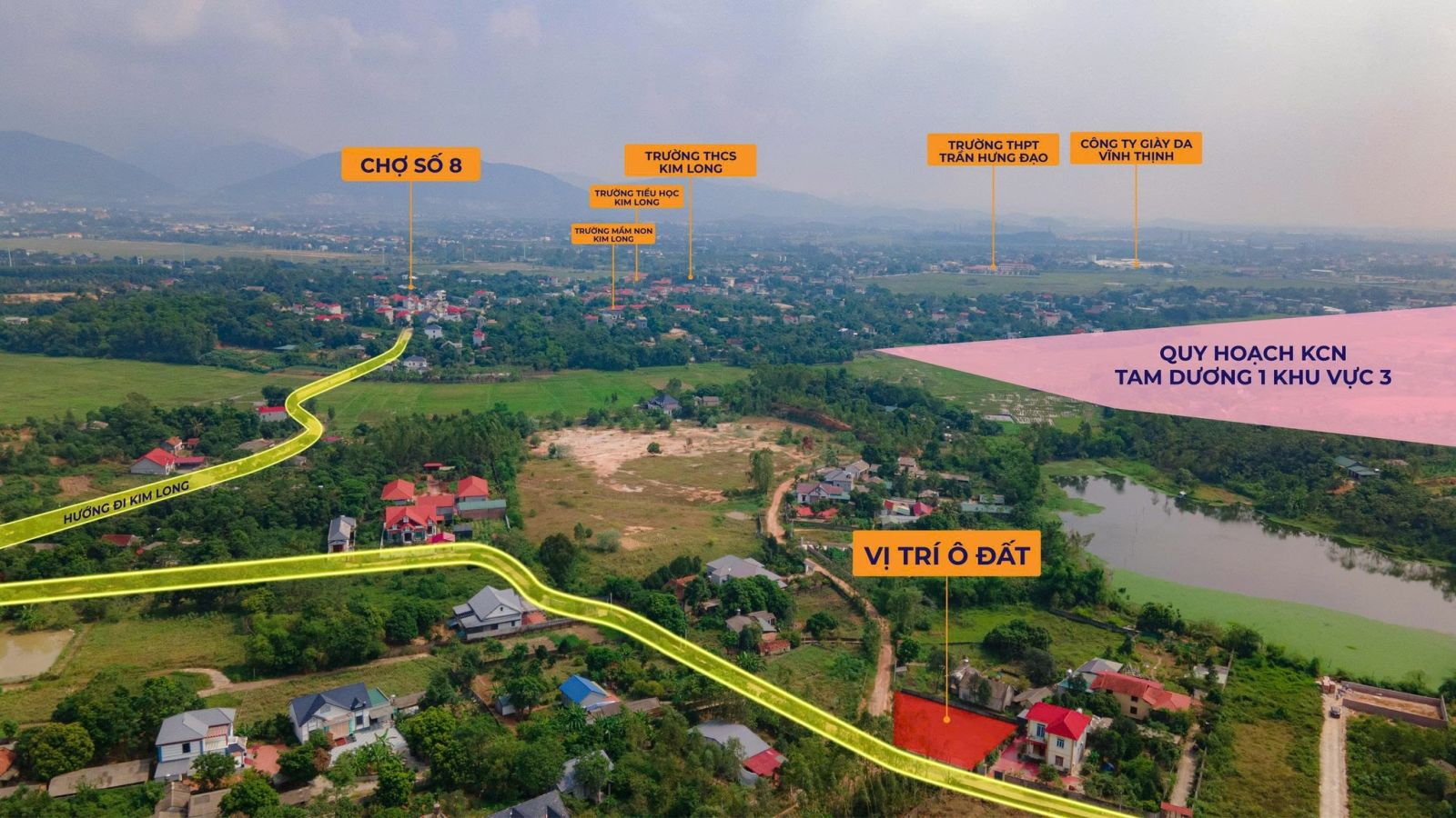 Lô góc Tam Dương – Vĩnh Phúc – 671,5m² – giá 6,0x triệu/m²
