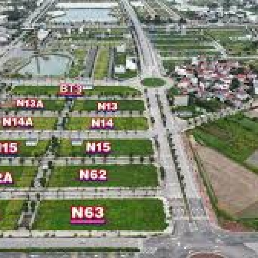Bán đất Lô góc N13A gần hồ tháp đồng hồ, 46 triệu / m2, 109.25 m2 tại Khu đô thị Rùa Vàng City