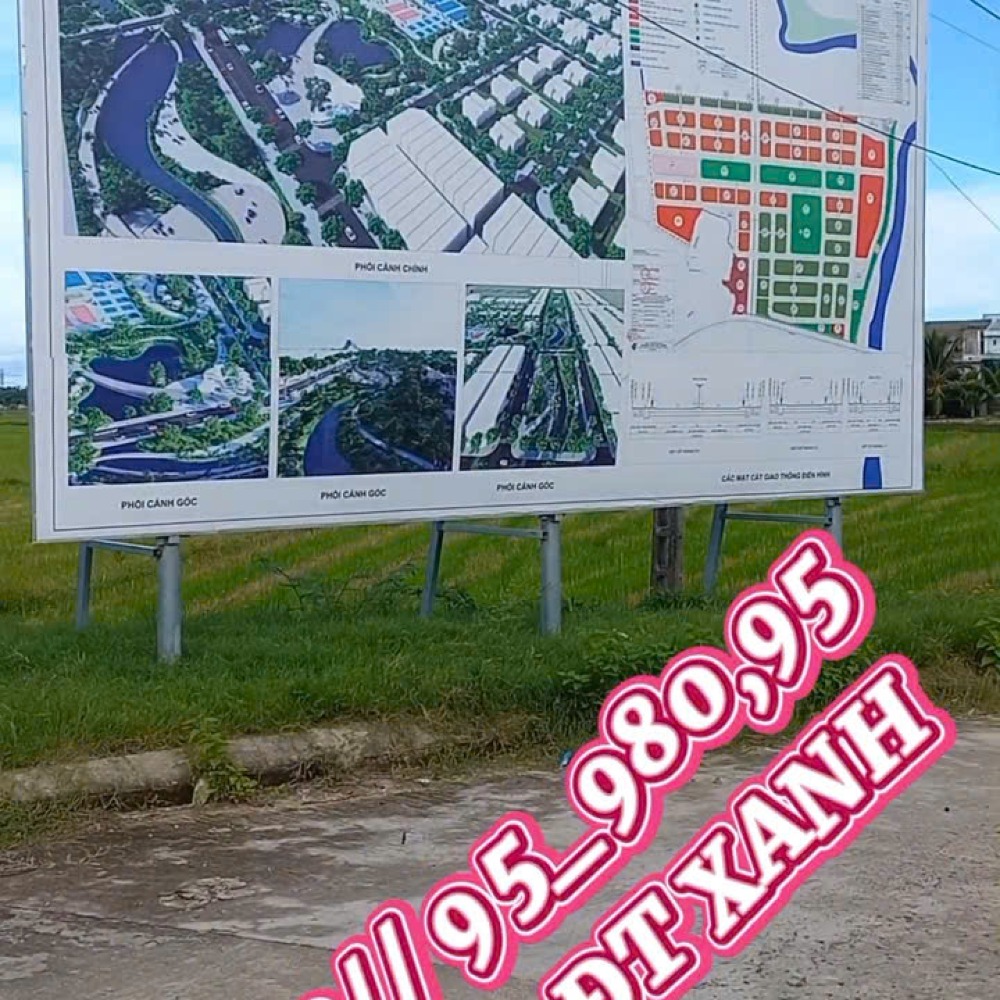 Bán lô góc 142m2, 2ty6, ĐT: 0339598095 ngay TT DIÊU TRÌ kề khu ĐT XANH DIÊU TRÌ