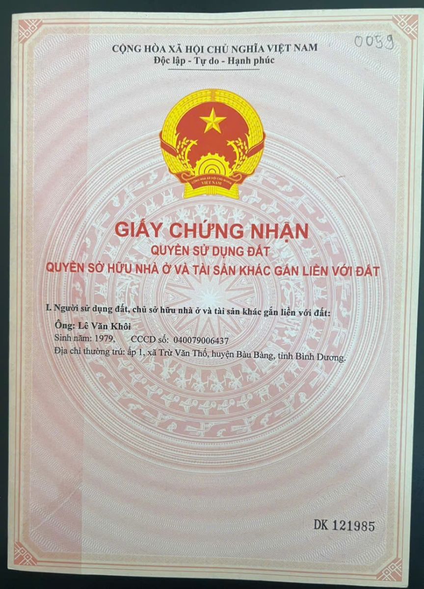 Chính chủ bán gấp 197.7m² đất Thành Tâm, Chơn Thành (Bình Phước). Vị trí đẹp, giá chỉ 1.6 Tỷ